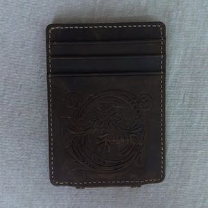 Slim wallet money clip